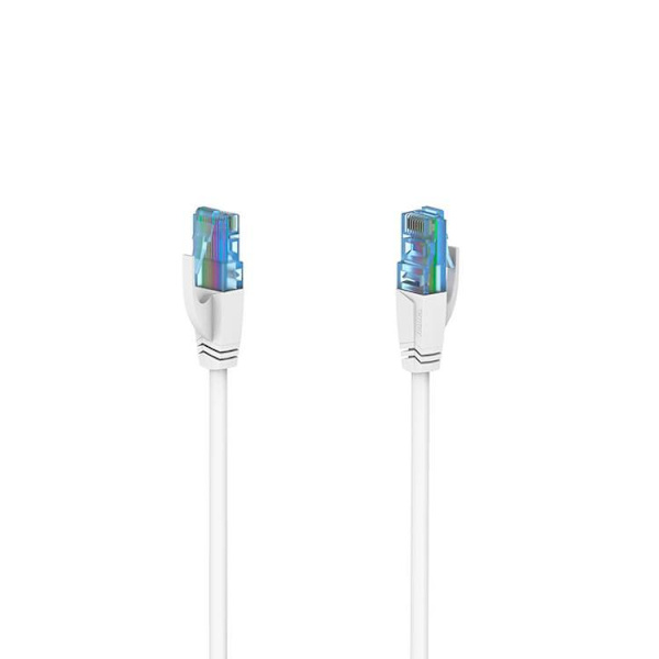 HAMA Nätverkskabel CAT6a U/UTP 10,0m - Vit white 274