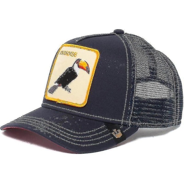 Sort Panther Mesh Cap til Voksne, Sommer Baseball Cap, Trucker Cap W-WELLNGS Big bird