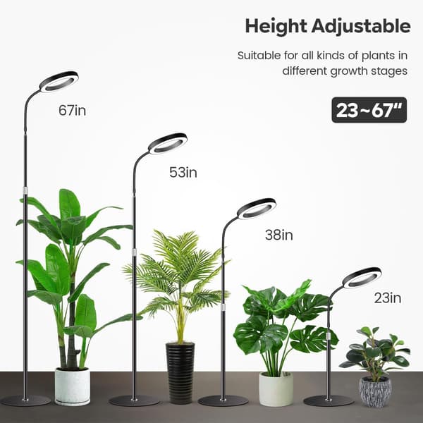 Fuld Spektrum LED Grolys til Indendørs Planter med Timer & Dæmper-FA-