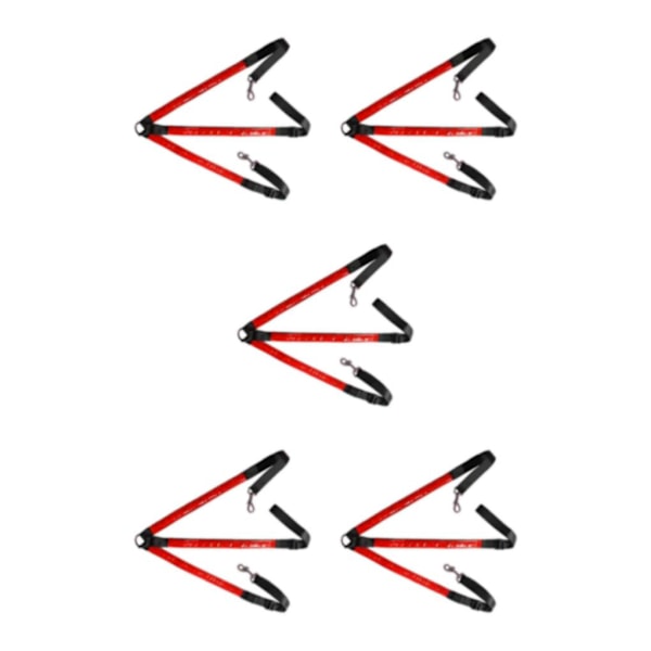1/2/3/5 justerbar LED heste brystkrave meget synlig Rød-FA3- Red 5PCS