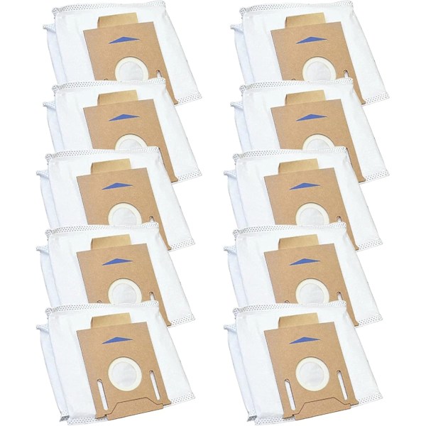 10-pack dammsugarpåsar passar till DEEBOT T9-serien OZMO T8 AIVI