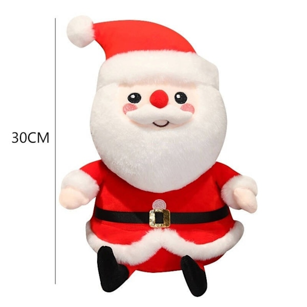 Raggedocka 30cm Tomte Kudde Leksak Julgåva Festival Dekoration