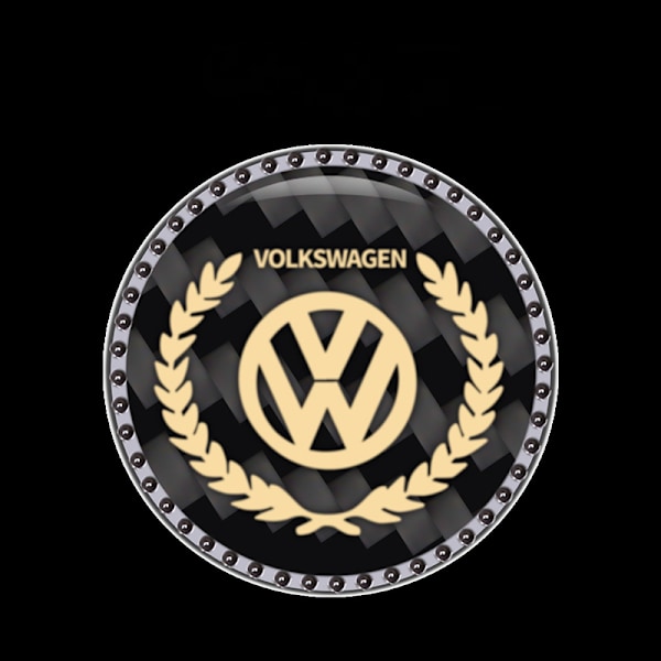 Tvåpack bilmotor start-stopp knappskydd klistermärke dekal tryck start tändningsknapp (Volkswagen)