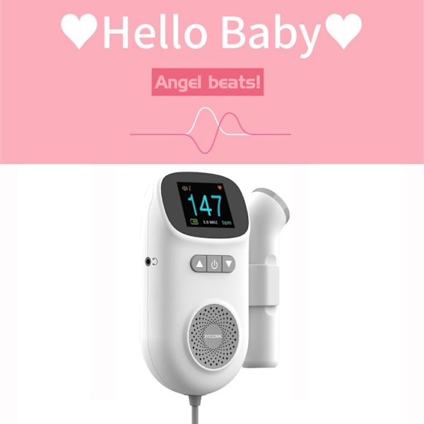 Føtal Doppler Hjerteslagsmonitor Sonde Baby Hjerteslag-XF5-