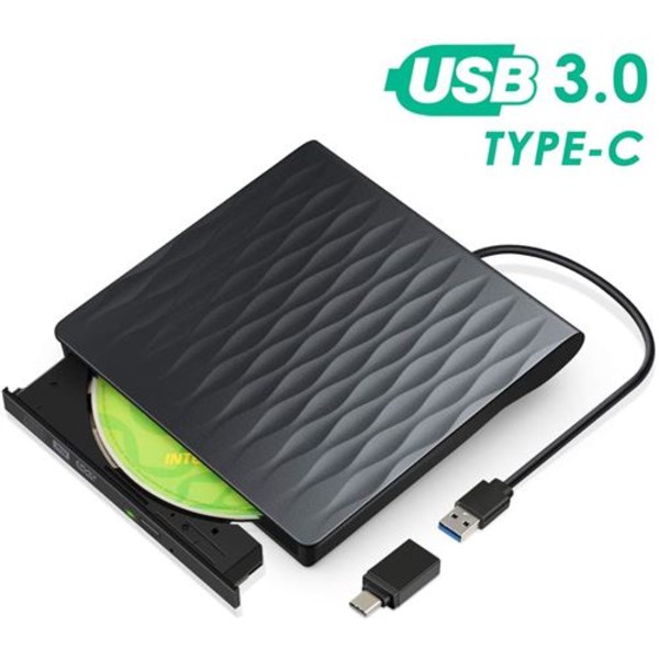 Ulkoinen CD/DVD-asema, Kingbox USB 3.0 Type-C kevyt