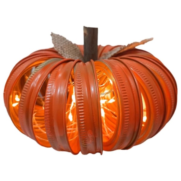 Halloween LED Gresskarlys Batteridrevet Glødende Ornament Cr