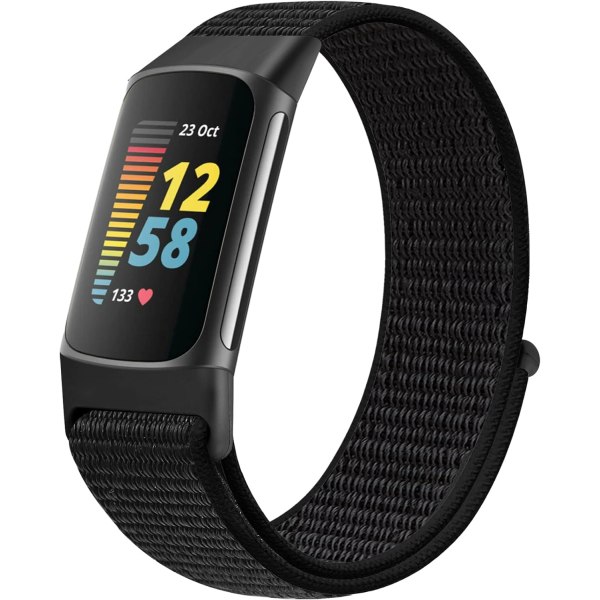 Nylonrem for Fitbit Charge 5 - Kun rem