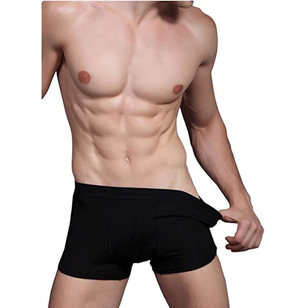 INF Boxershorts i bambus, svarte, 5-pack L