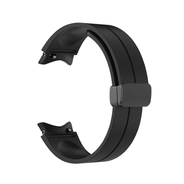 Silikone Rem Til Samsung Galaxy Watch 5/4 40mm 44mm 5 Pro 45mm Original Magnetisk Rem Til Watch 4 Klassisk Rem black