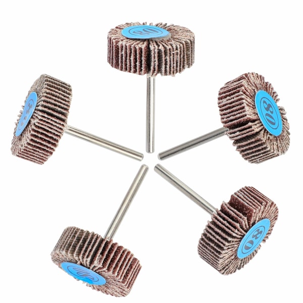 (10 stk) 80 stk Sandpapir Flap Wheels, Sandpapir Polering Wheels