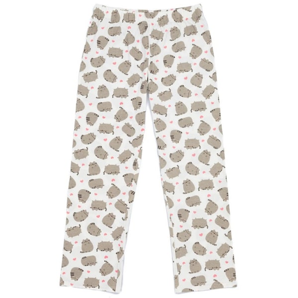 Pusheen Dam/Dam Nah Lång Pyjamas Set XL Vit/Grå XL White/Grey