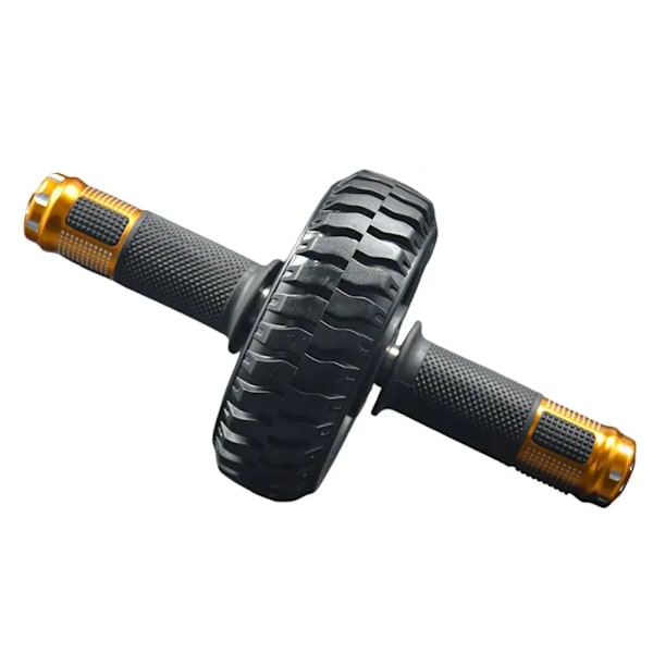 Solid Ab Wheel Roller Gummi Ab Träningshjul Abd Black
