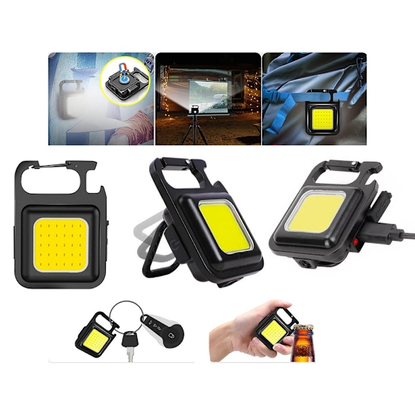 COB LED Flashlight - Tent Light with Magnet & Bottle Opener 60
