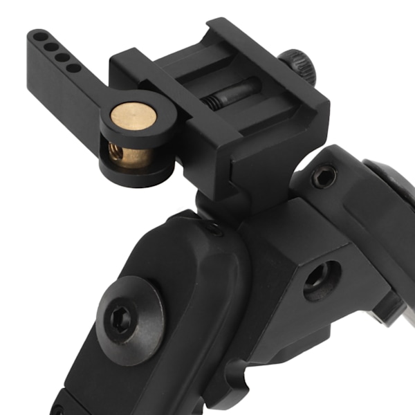 Aluminiumslegering Skyde Bipod Teleskopisk Hurtigmonterings Bipod til Udendørs Jagt Skydning Sort