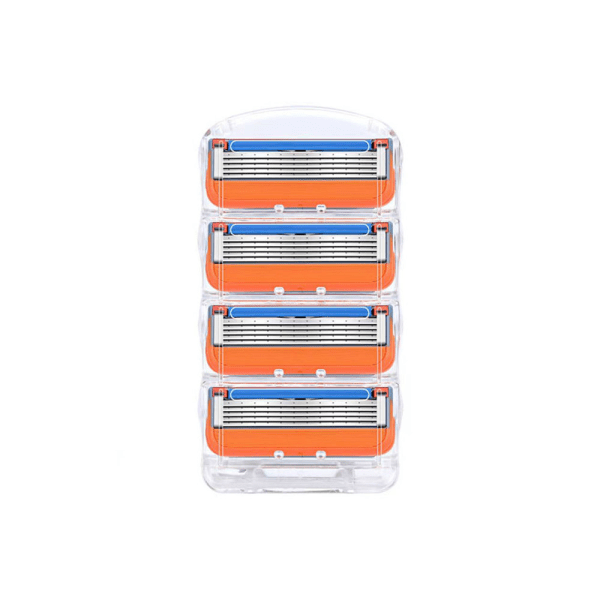 Pakke med 4 - 52 barberblader for menn med kompatibelt blad for Fusion 5 4 pack