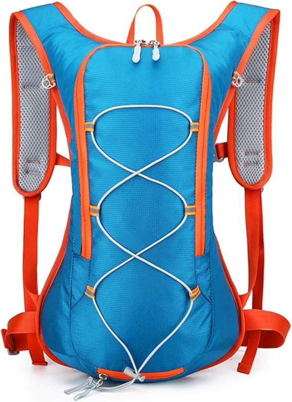 Small Cycling Backpack Waterproof Men's and Women's Sports Backpack Ski Backpack-FA- Blue
