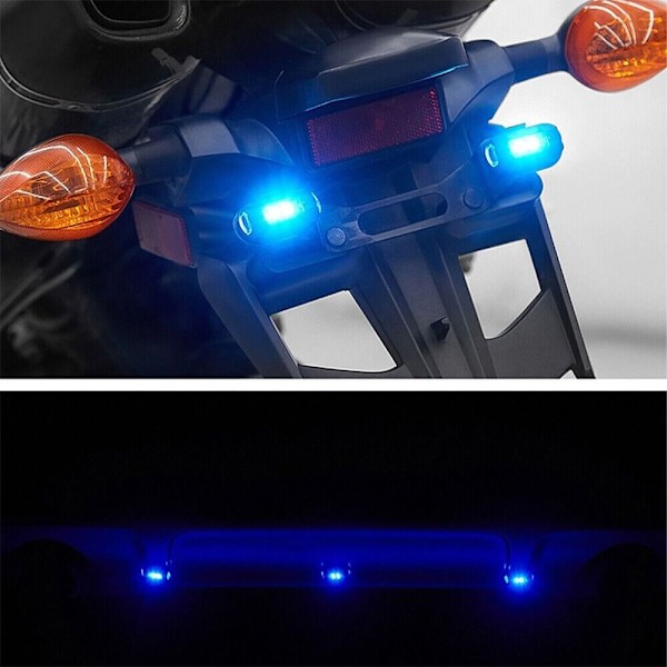 Farger LED Strobe Lights Flyplan Lys 2PCS 2ST-WELLNGS 2Pcs