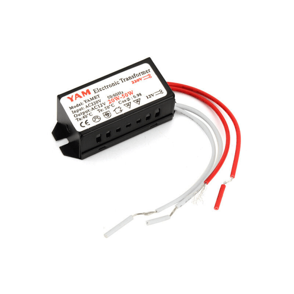 220V till 12V Elektronisk Transformator Spänningsomvandlare Intelligent