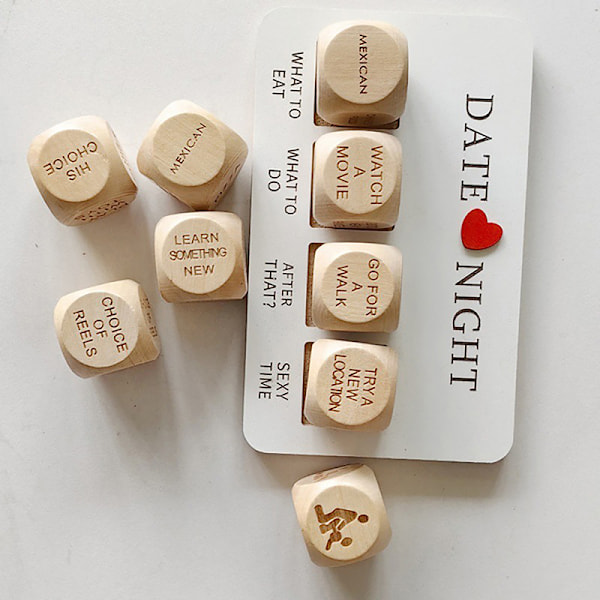 Tärning Set Date Night Game Dice Couple Date Night Game A1