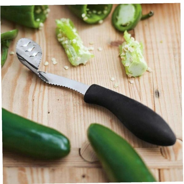 Barbecue rustfritt stål Chili Pepper Corer Jalapeno Pepper