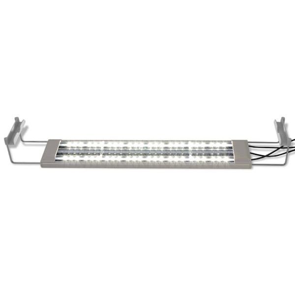 vidaXL Akvarielampe LED 50-60 cm aluminium IP67 1200