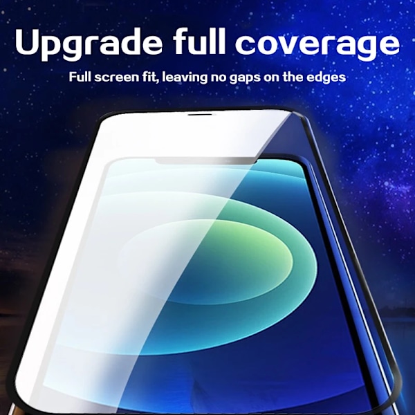 3-5 stk. fuld dækning til iPhone 15 14 13 12 11 Pro Max beskyttelsesglas til iPhone X XR XS Max hærdet glas film til iPhone 12 Min