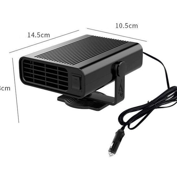 Bærbar Bilvarmer, 150W Bilvarmer Defroster, 2 i 1 KLB
