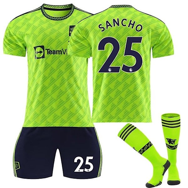 Manchester United Fotbollströja 2022-2023 - Perfekt SANCHO 25-18