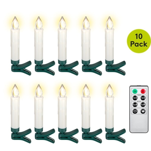 10 langatonta LED-joulukuusen valoa