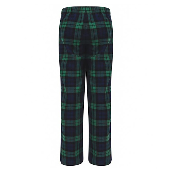 SF Minni Lapset/Lasten Tartan Lounge -housut 7-8 vuotta Merensininen/Vihreä Navy/Green Ruutu 7-8 Years Navy/Green Check