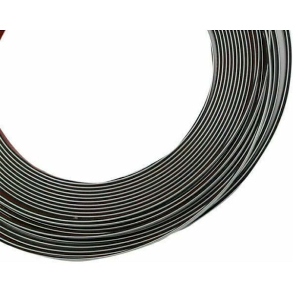Självhäftande kromlist för bildekoration/trim Silver 6mm x 1