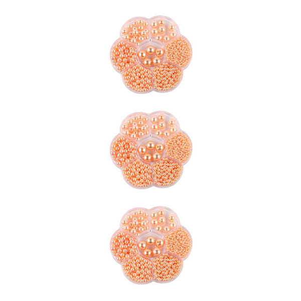 1/2/3/5 1150 stykker DIY-perlepærler for å lage vakkert smykke oransje orange 3PCS