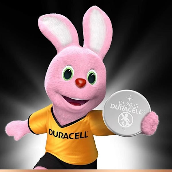 425z Duracell Special 2025 3V litiumbatteri, 2-pack (DL2025-CR2025), designet for bruk i