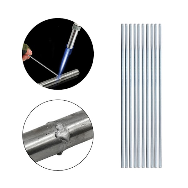 20 stk. Aluminium Flux Fyldt Svejsestang Let Fusionssvejsning