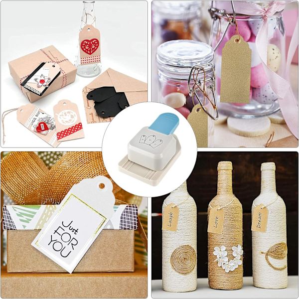 Bokmärkesstans, DIY-projekt, Scrapbooking, Kraftpappersstans