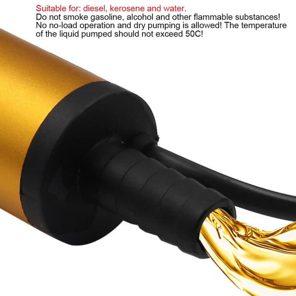 Elektrisk biloljepumpe 12V 24V til pumpning-FA- 12V Gold