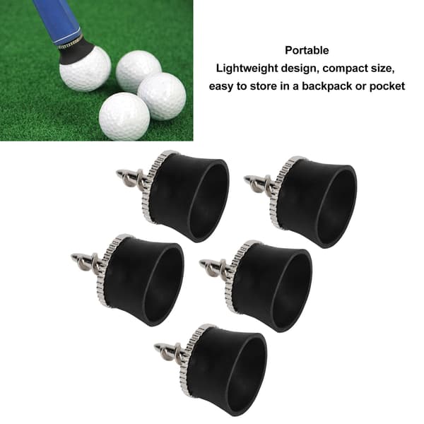 5 kpl silikoninen golfpallon noutaja imukupilla -FA-
