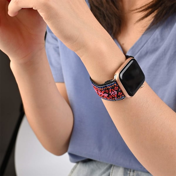 Elastisk rem kompatibel med Apple Watch-rem Scrunchies