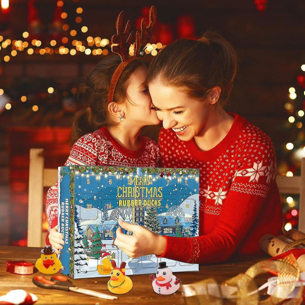 Ny Gummi Anka Adventkalender 2023, Adventkalender 2023 Barn, Advent Anka Badleksak 02(24 ducks)