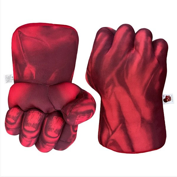 Marvel figur boksehandsker Spiderman Superhelt Cosplay Handsker zy Red Hulk left hand Red Hulk