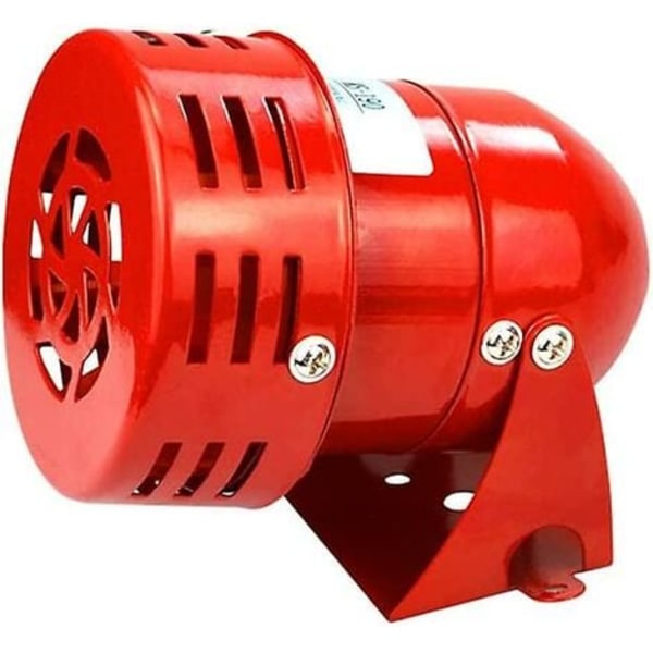 Sirenlarm 220V Kraftfull Utomhus Sirenlarm 120dB Röd Motor Wi