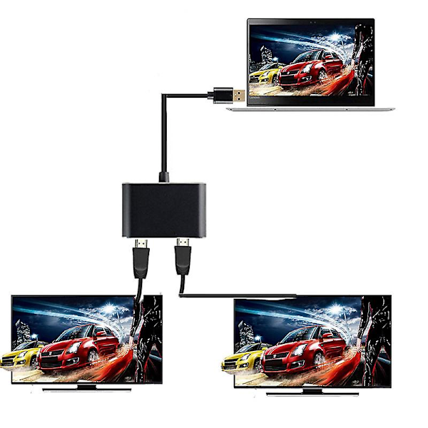 Dubbel HDMI-dockningsstation för bärbar dator | Dockningsstation för Mac och PC - Dockningsstationer