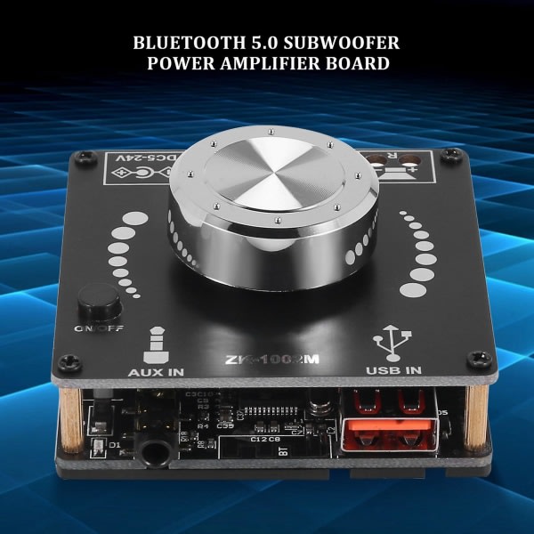 -1002m Bluetooth 5.0 Subwoofer Amplifier Board 2x100w 2.0 Channel Audio Stereo Amplifier Board Bass