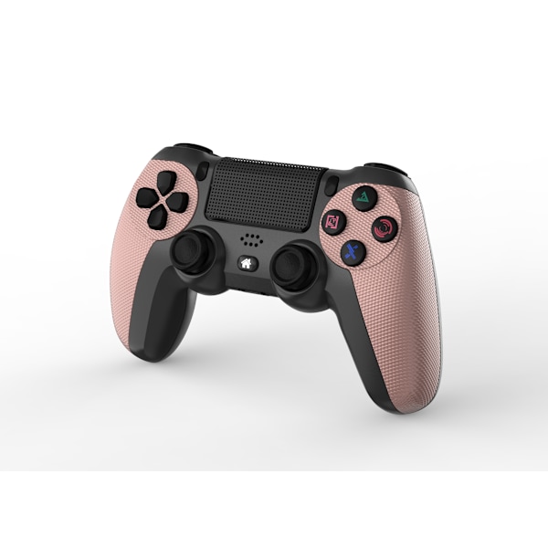 PS4 trådlös spelkontroll Bluetooth 2.1 Gamepad PS4 PC datorspelkon Rose Gold