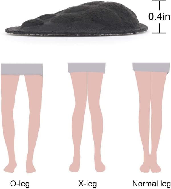 3 par (sort) Supination & Overpronation Korrigerende Skosåler, ZQKLA-FA11-