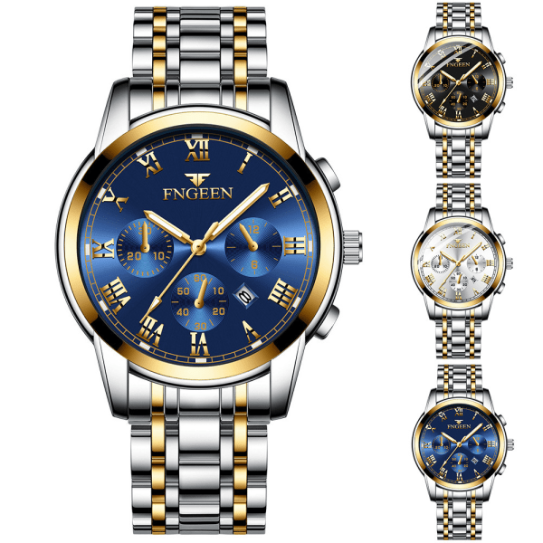 Herrklockor Vattentät Quartz Analog Sports Luminous Watch A