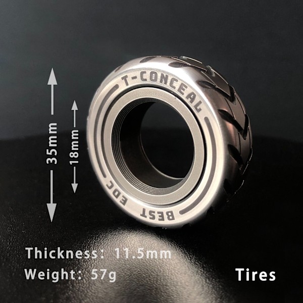 Fidget-liukusäädin Decompression EDC Fidget-lelut Pyöritin Stressi Helpotus Aikuisten Leikki