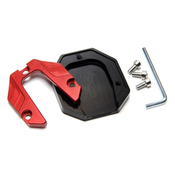 Motorcykel Kickstand Motorcykel Side Kick Stand Pad TITANIUM titanium
