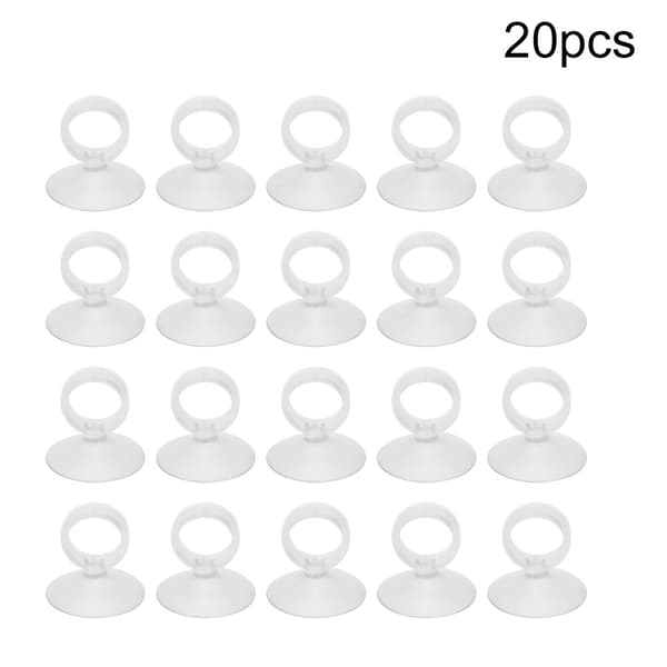 20 st akvariumsugkoppar, akvariumsugkopp för vattenpumpslangar och luftledningar (2 cm)-FA-