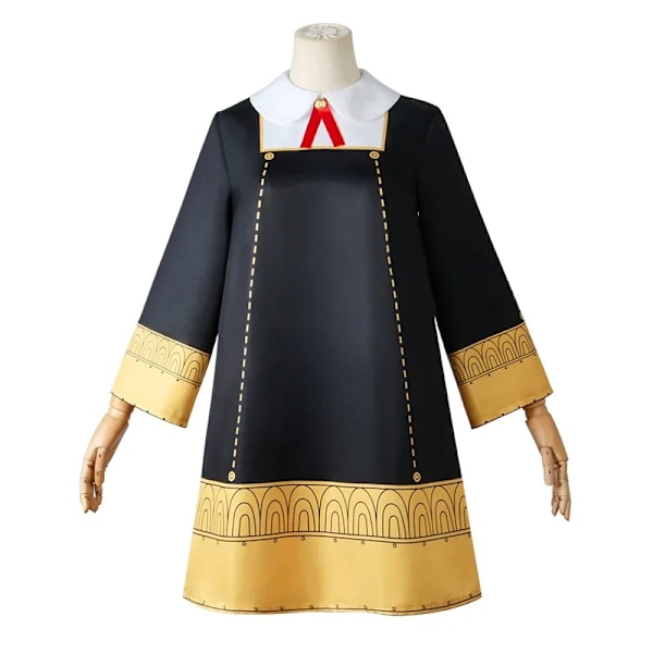 Anya Forger Cosplay Anime SPY X FAMILY Anya Forger Cosplay Pukuasuunnittelumekko Nukkeperuukki Tytöt Naiset Yhtenäinen Halloween-asu XL XL dress doll